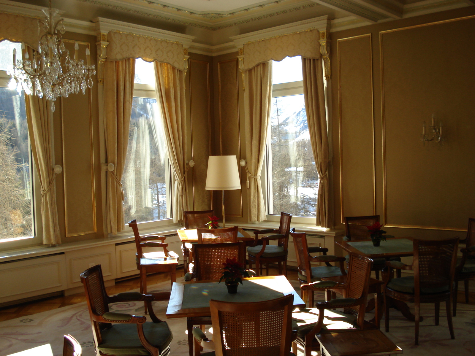 รูปถ่าย สวิสเซอร์แลนด์(Switzerland) ปองเทรซีน่า(Pontresina) โรงแรมแกรนด์โครเนนโฮฟ(Grand Hotel Kronenhof) 2007-01 63