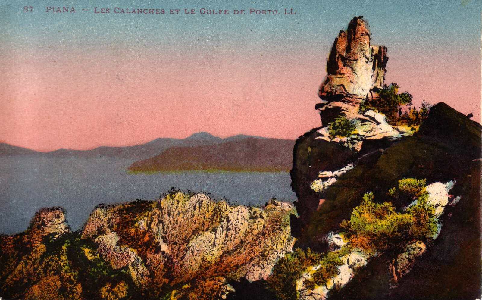 รูปถ่าย ฝรั่งเศส(France) คอร์สิคา(Corsica) โปสการ์ดเก่า(Old Postcards) 1900-01 102