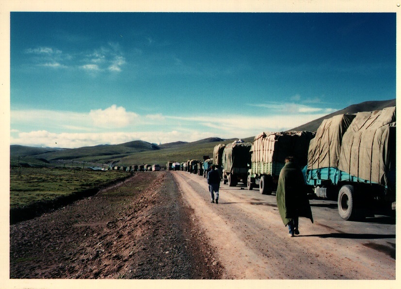รูปถ่าย ทิเบต(Tibet) ถนนจากกูลมูทไปลาซา(Road Golmut to Lhasa) 1994-07 11