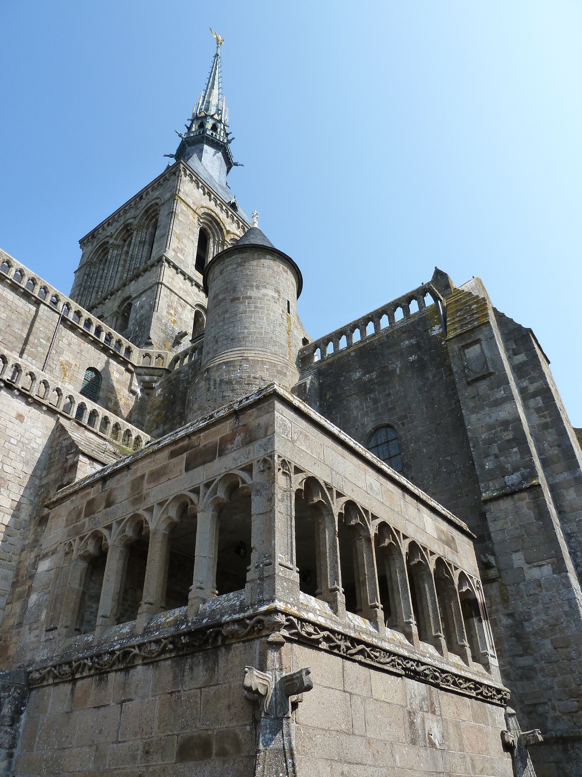 รูปถ่าย ฝรั่งเศส(France) มงแซ็งมีแชล(Mont St Michel) แอบบีมงแซ็งมีแชล(Mont St Michel Abbey) 2010-04 14