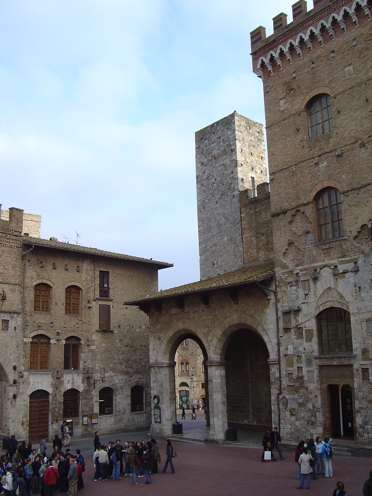 รูปถ่าย อิตาลี(Italy) ซานจีมิญญาโน(San Gimignano) 2004-03 24