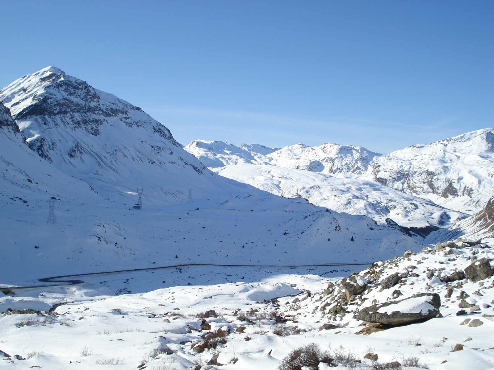 รูปถ่าย สวิสเซอร์แลนด์(Switzerland) ถนนจากคูร์ไปเซนต์มอริตซ์(Chur to St Moritz Road) 2007-01 72