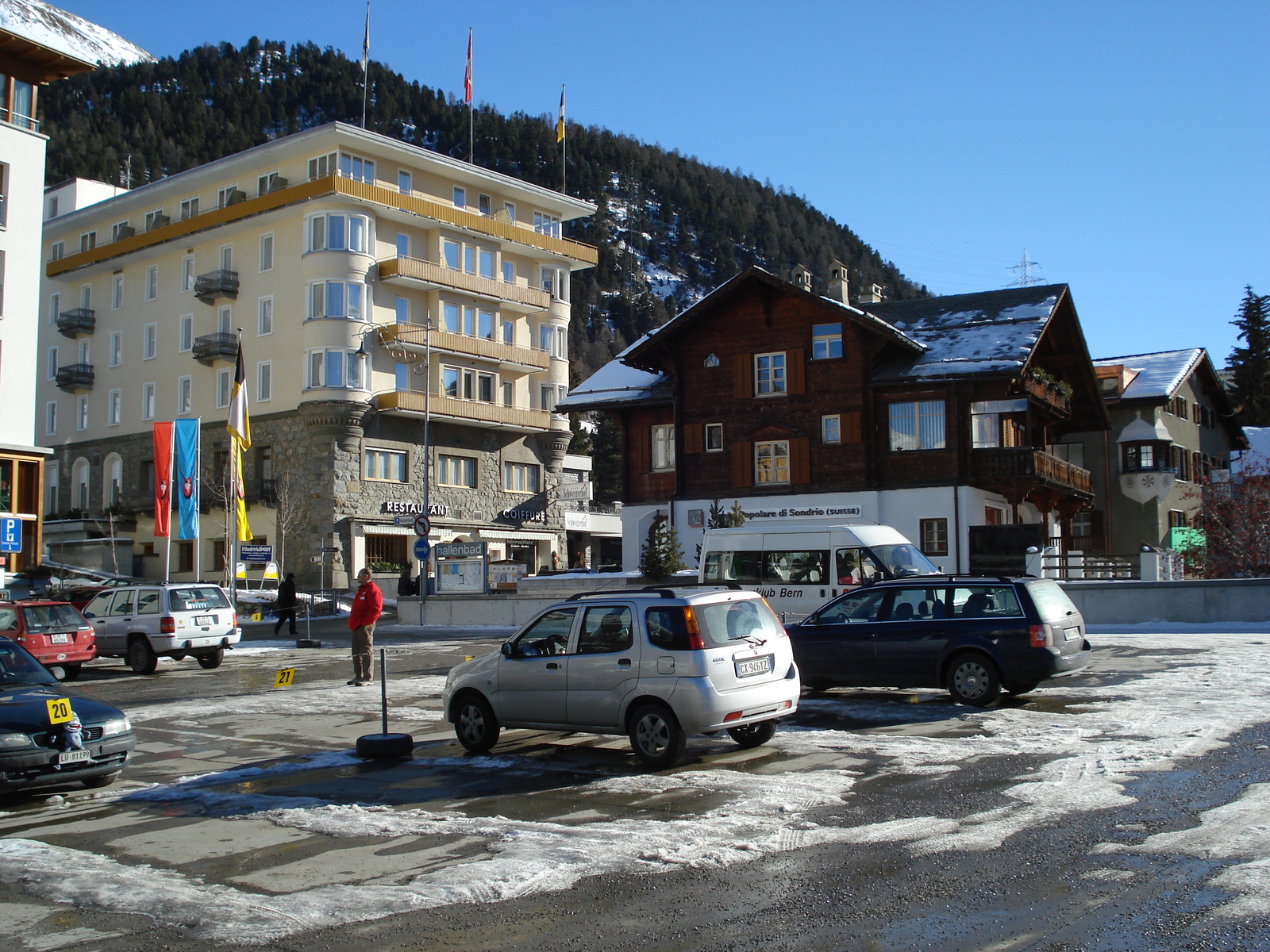 รูปถ่าย สวิสเซอร์แลนด์(Switzerland) ปองเทรซีน่า(Pontresina) 2007-01 129