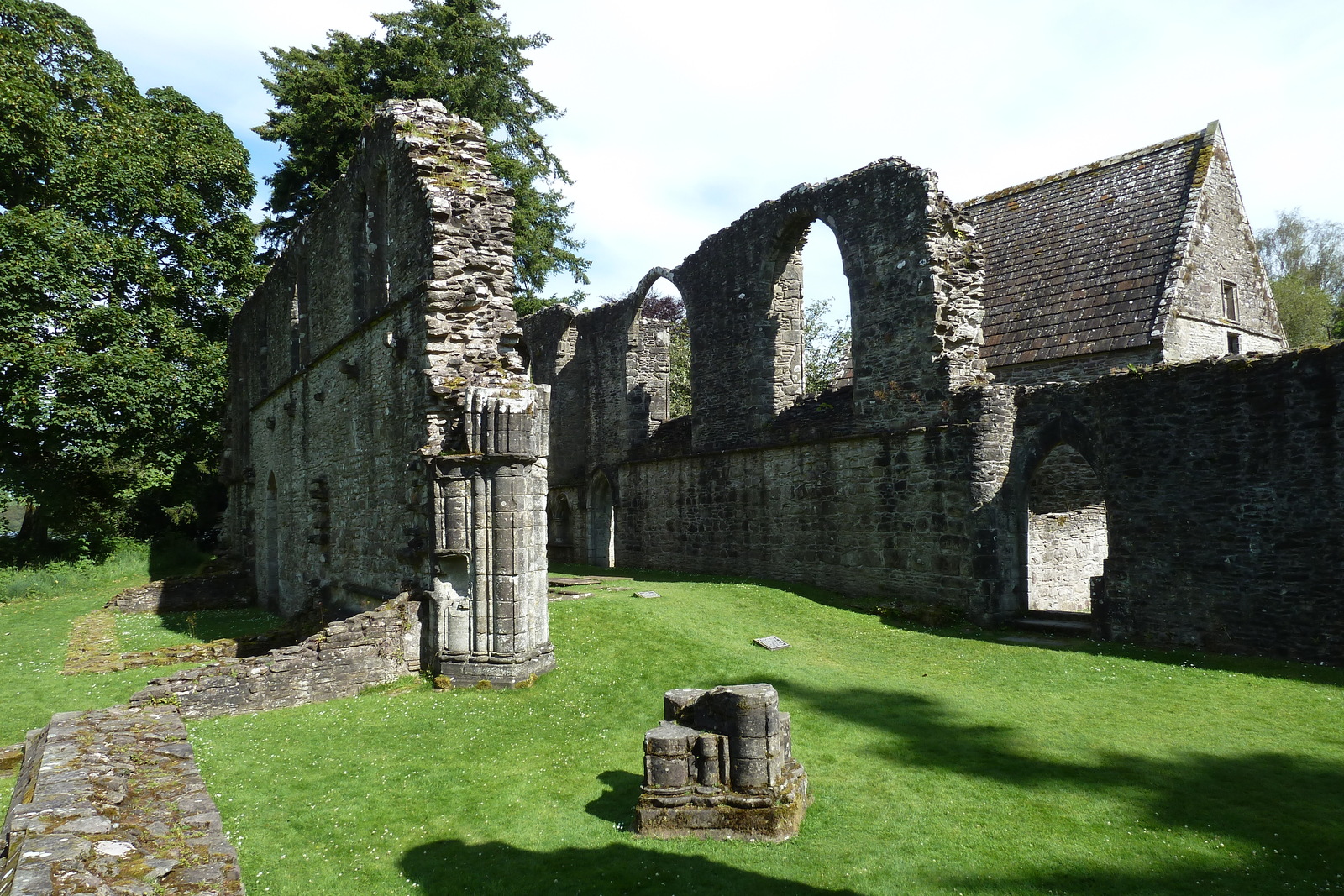 รูปถ่าย อังกฤษ(United Kingdom) สกอตแลนด์(Scotland) อารามอินช์มาโฮม(Inchmahome Priory) 2011-07 60