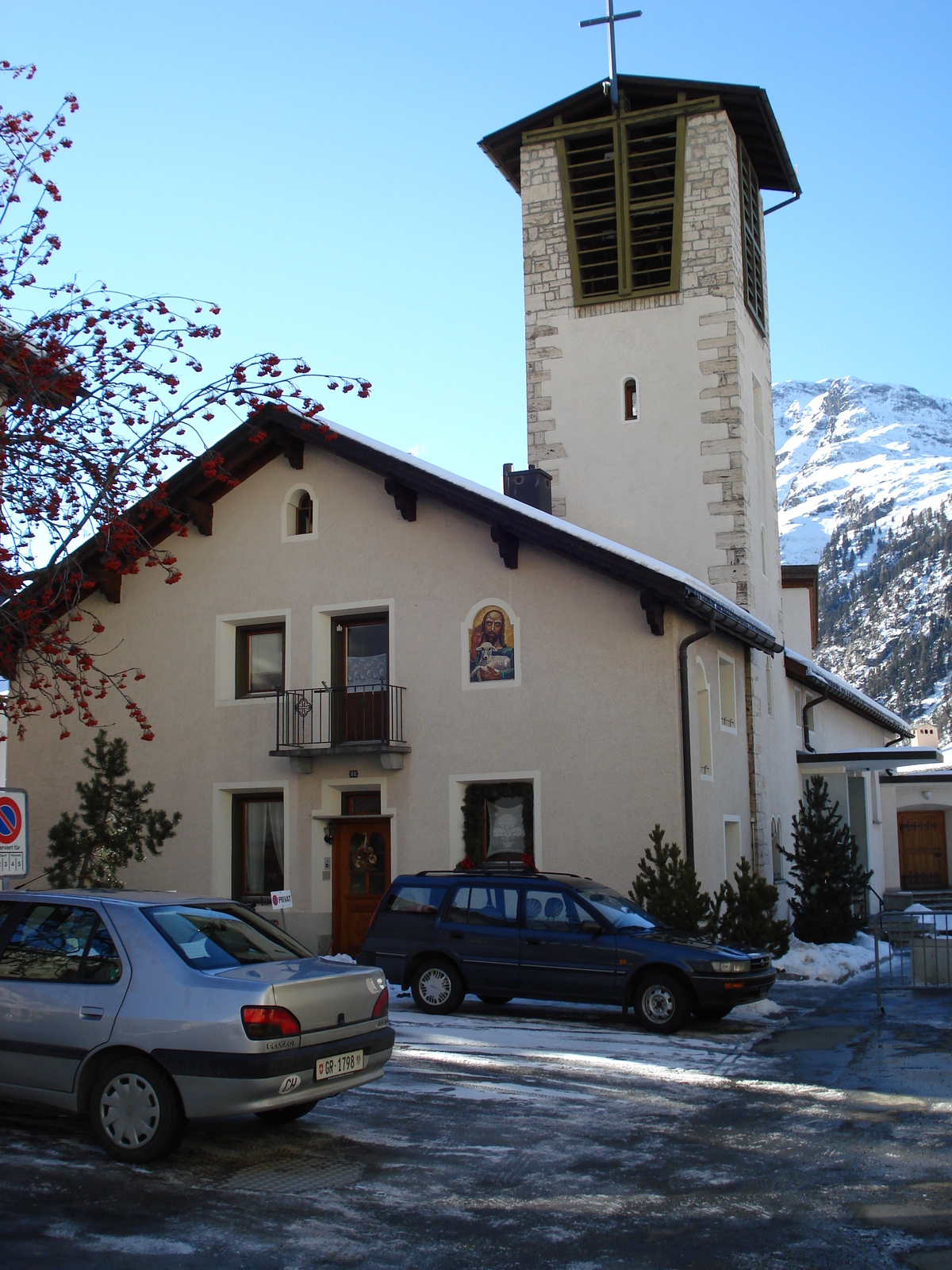 รูปถ่าย สวิสเซอร์แลนด์(Switzerland) ปองเทรซีน่า(Pontresina) 2007-01 23