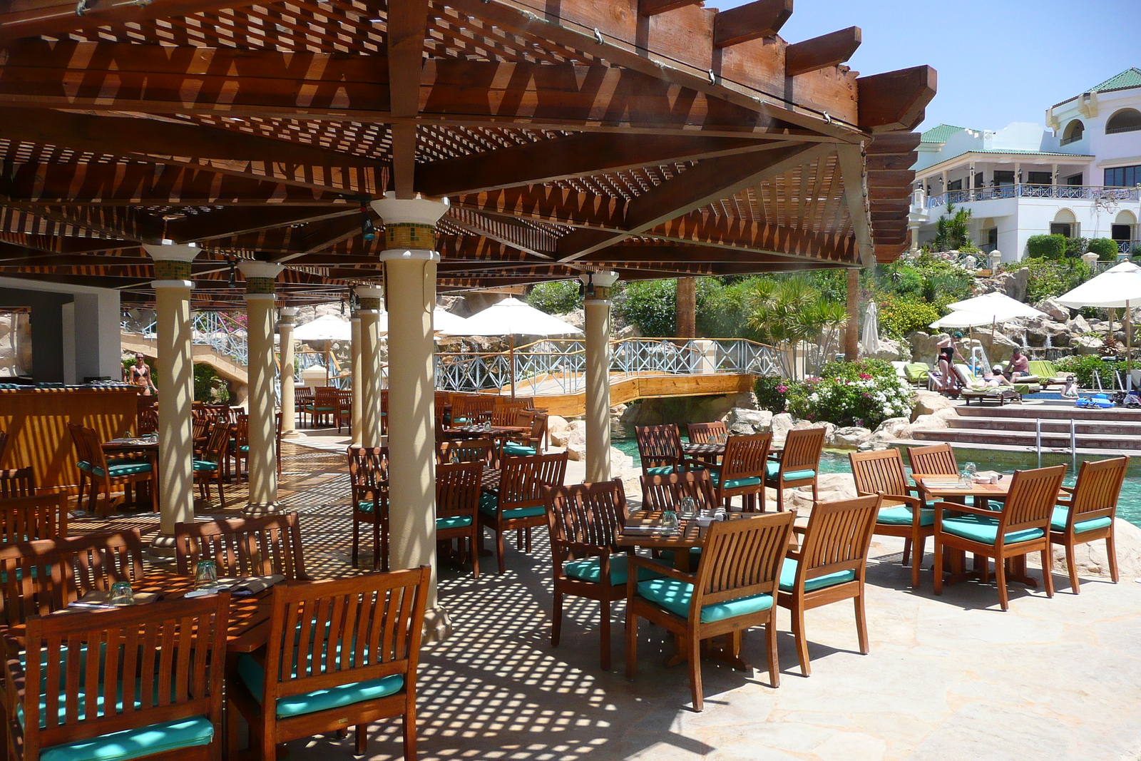 รูปถ่าย อียิปต์(Egypt) ชาร์มเอลชีค(Sharm el Sheikh) โรงแรมไฮแอต(Hyatt Hotel) สระว่ายน้ำไฮแอต ชาร์มเอลชีค(Hyatt Sharm el Sheikh Pool) 2008-06 59