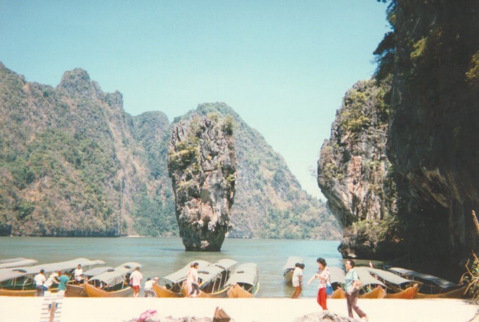 รูปถ่าย ไทย(Thailand) เกาะพังงา(Phang Nga Bay) 1989-02 3
