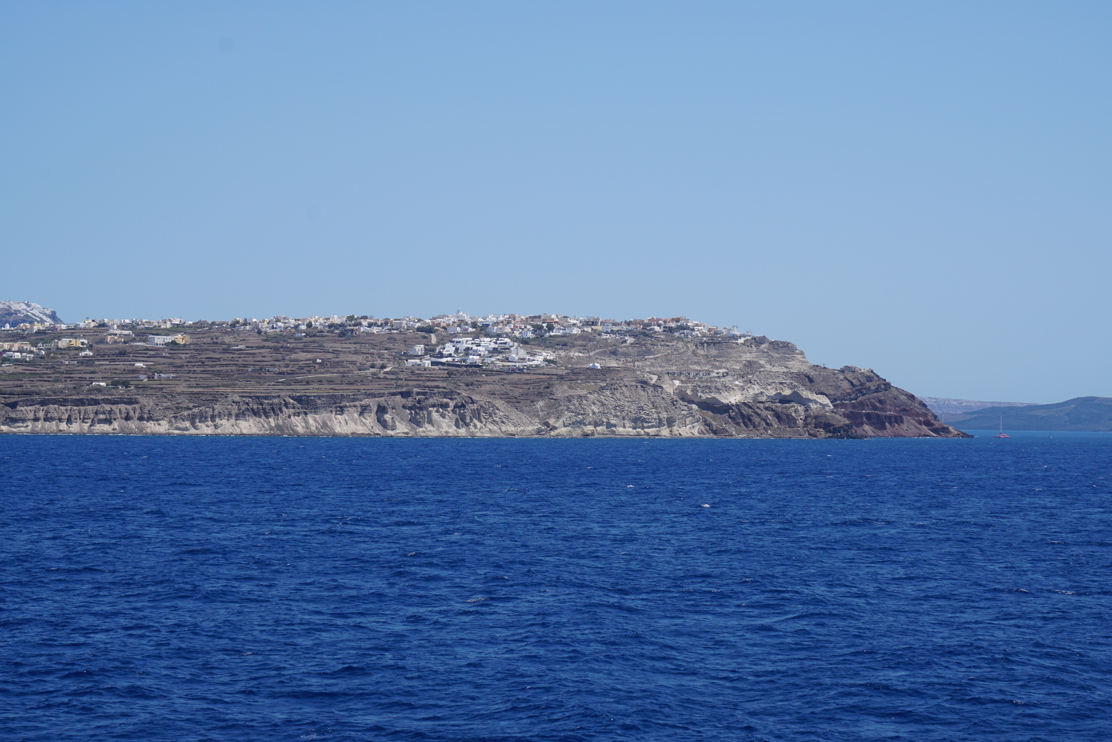 รูปถ่าย กรีก(Greece) ซานโตรินี(Santorini) แอ่งภูเขาไฟซานโตรินี(Santorini caldera) 2016-07 31