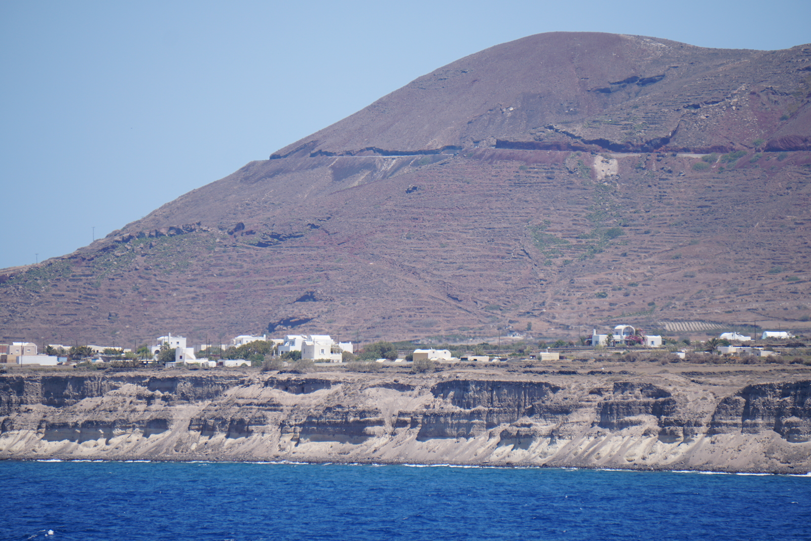 รูปถ่าย กรีก(Greece) ซานโตรินี(Santorini) แอ่งภูเขาไฟซานโตรินี(Santorini caldera) 2016-07 25