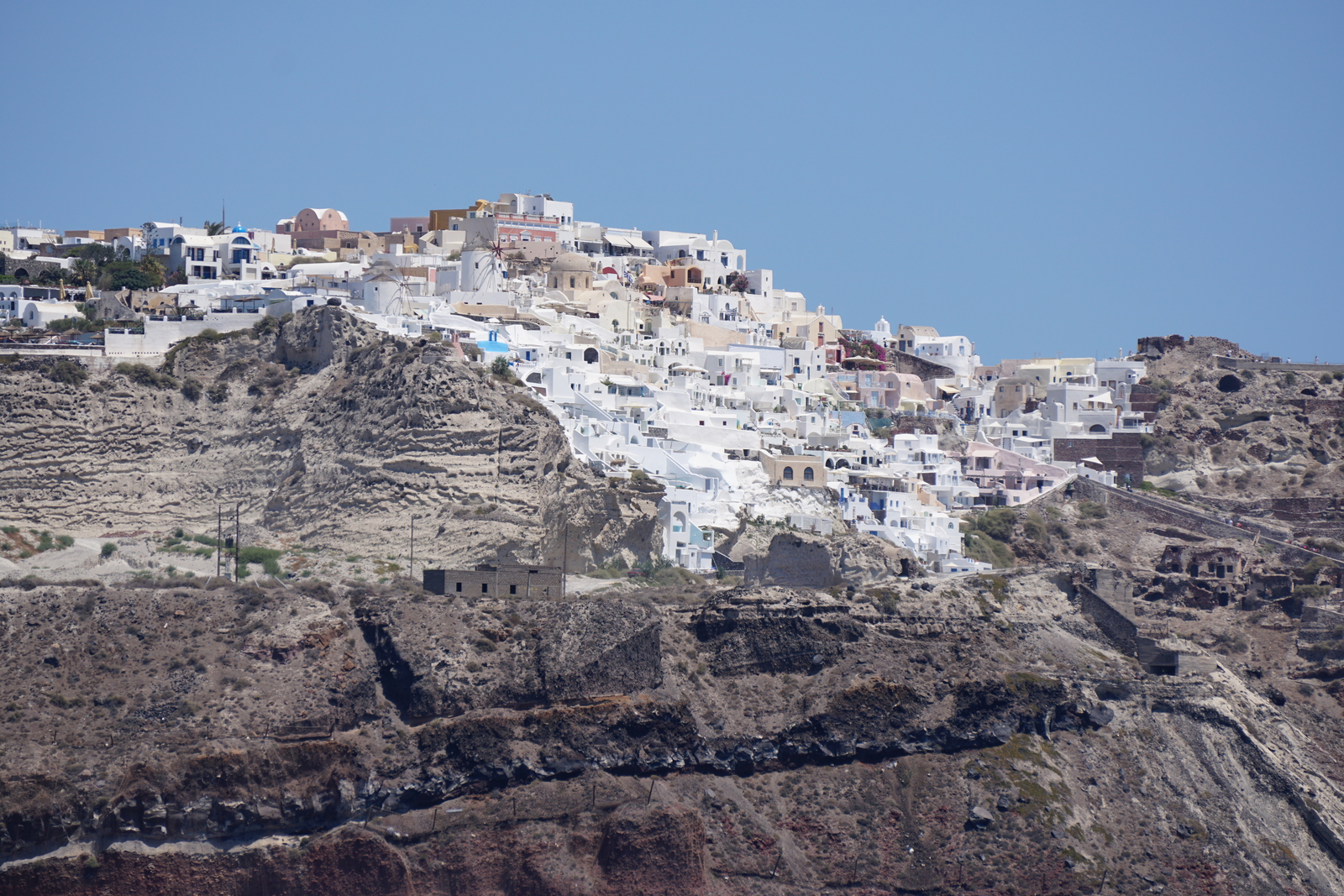 รูปถ่าย กรีก(Greece) ซานโตรินี(Santorini) แอ่งภูเขาไฟซานโตรินี(Santorini caldera) 2016-07 39