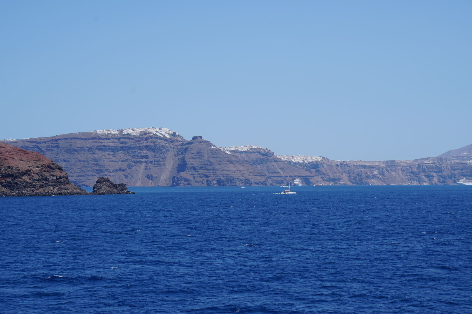 รูปถ่าย กรีก(Greece) ซานโตรินี(Santorini) แอ่งภูเขาไฟซานโตรินี(Santorini caldera) 2016-07 47