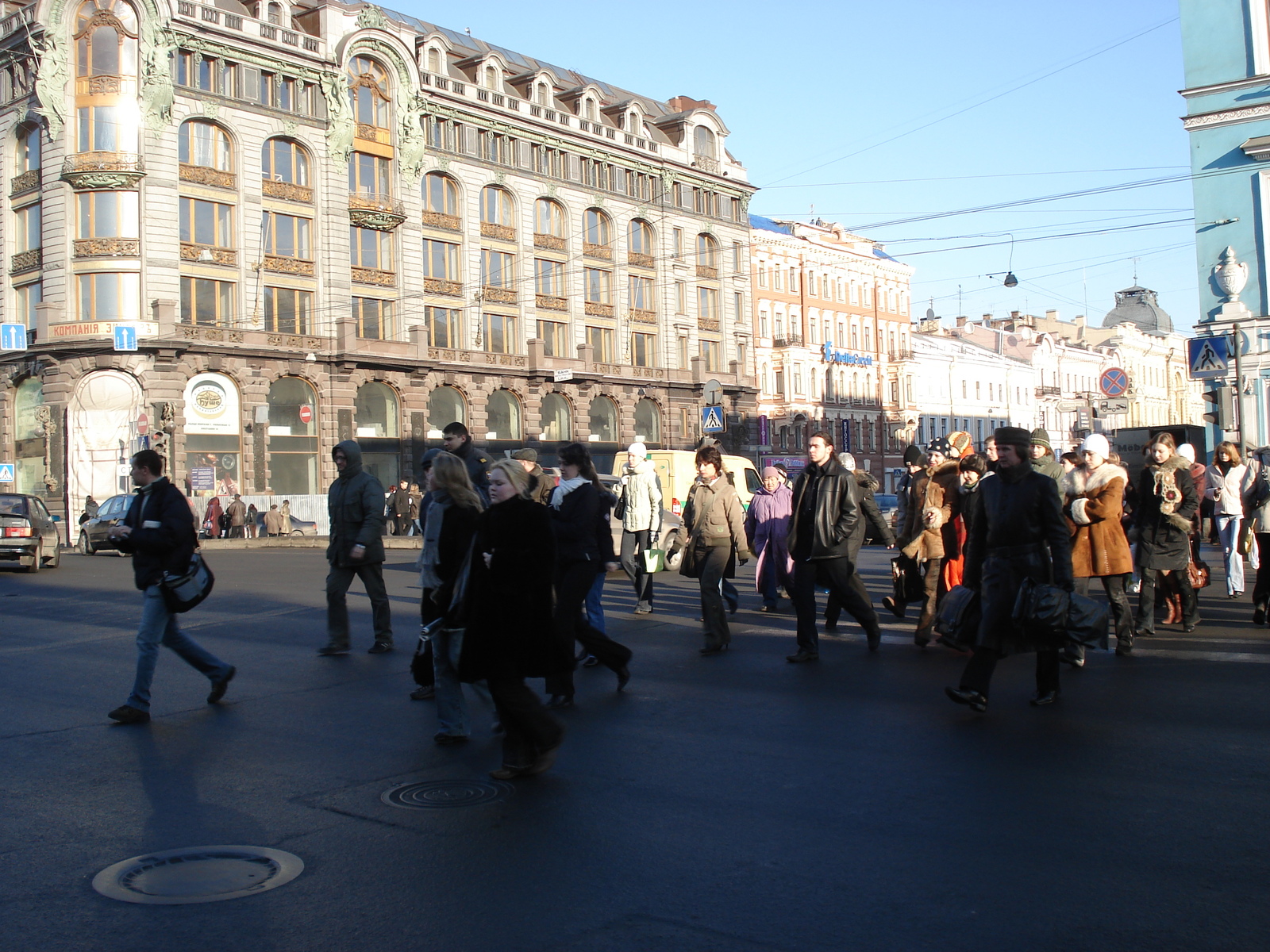 รูปถ่าย รัสเซีย(Russia) เซนต์ปีเตอร์สเบิร์ก(St Petersburg) ถนนเนฟสกี(Nevsky Prospect) 2006-03 81
