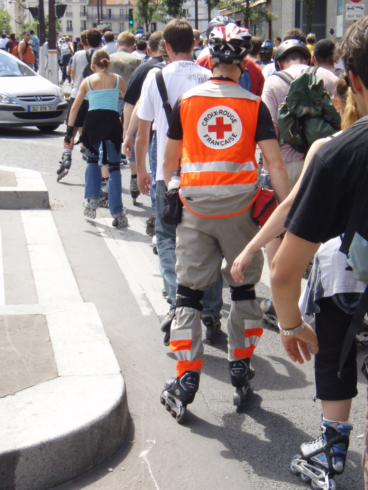 รูปถ่าย ฝรั่งเศส(France) ปารีส(Paris) เล่นสเก็ตในปารีส(Randonnee Roller et Coquillages) 2007-07 80