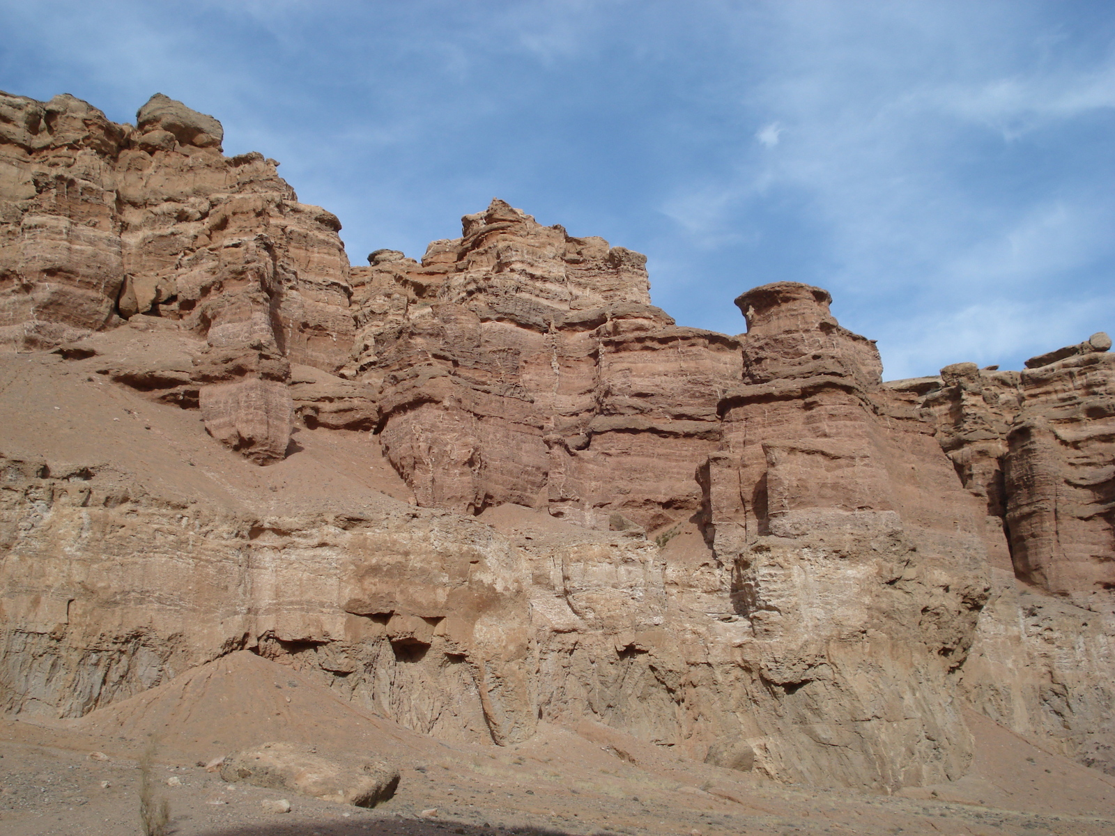 รูปถ่าย คาซัคสถาน(Kazakhstan) หุบผาชารึน(Charyn Canyon) 2007-03 169
