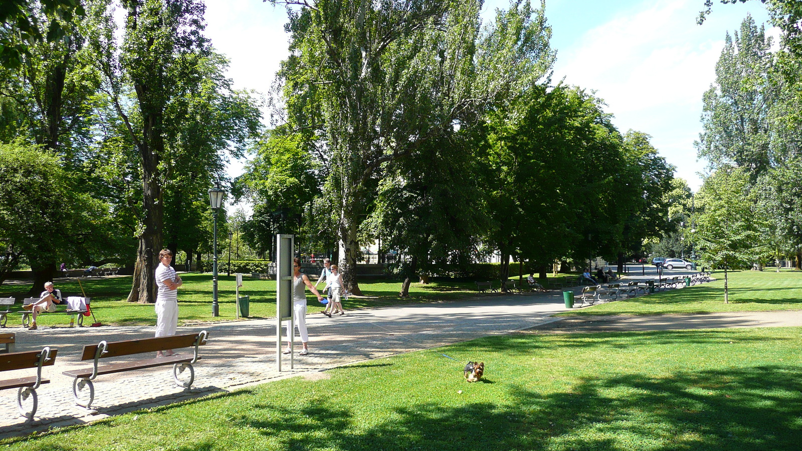 รูปถ่าย สาธารณรัฐเช็ก(Czech Republic) ปราก(Prague) สวนโซฟีน(Zofin Garden) 2007-07 25