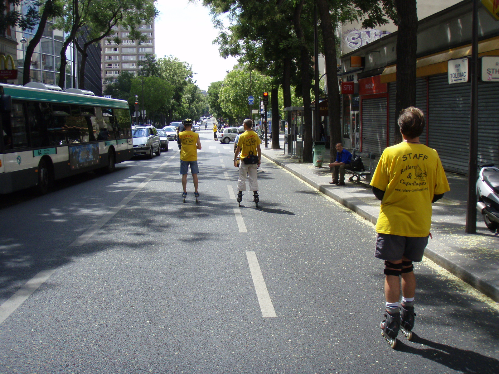 รูปถ่าย ฝรั่งเศส(France) ปารีส(Paris) เล่นสเก็ตในปารีส(Randonnee Roller et Coquillages) 2007-07 70