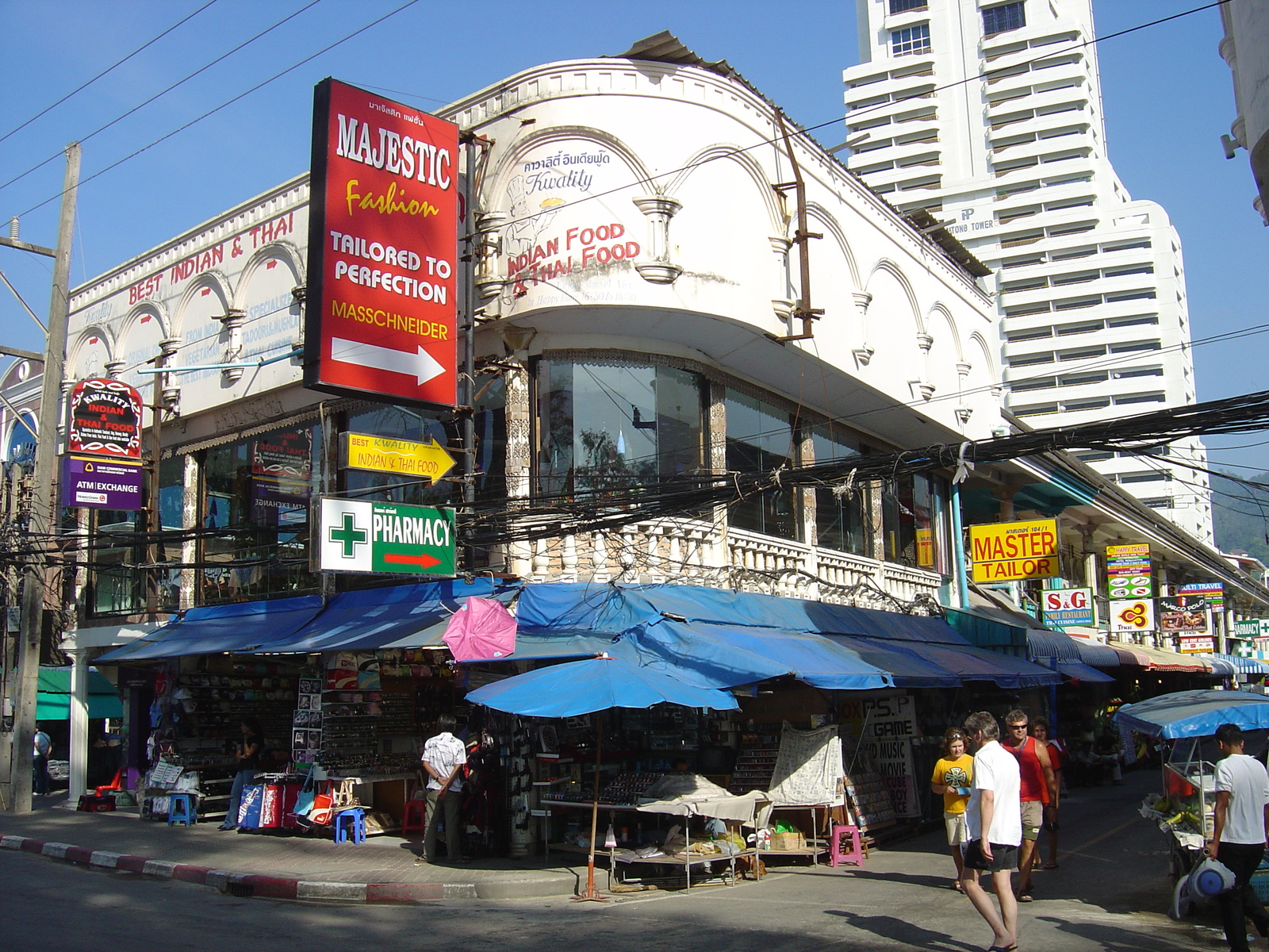 รูปถ่าย ไทย(Thailand) ภูเก็ต(Phuket) ป่าตอง(Patong) ถนนเลียบชายหาด(Beach Road) 2005-12 26