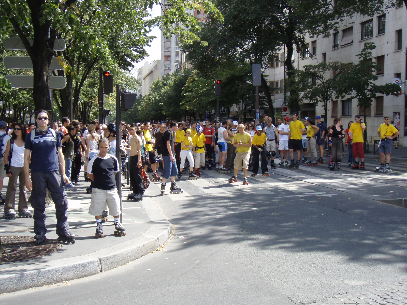 รูปถ่าย ฝรั่งเศส(France) ปารีส(Paris) เล่นสเก็ตในปารีส(Randonnee Roller et Coquillages) 2007-07 47