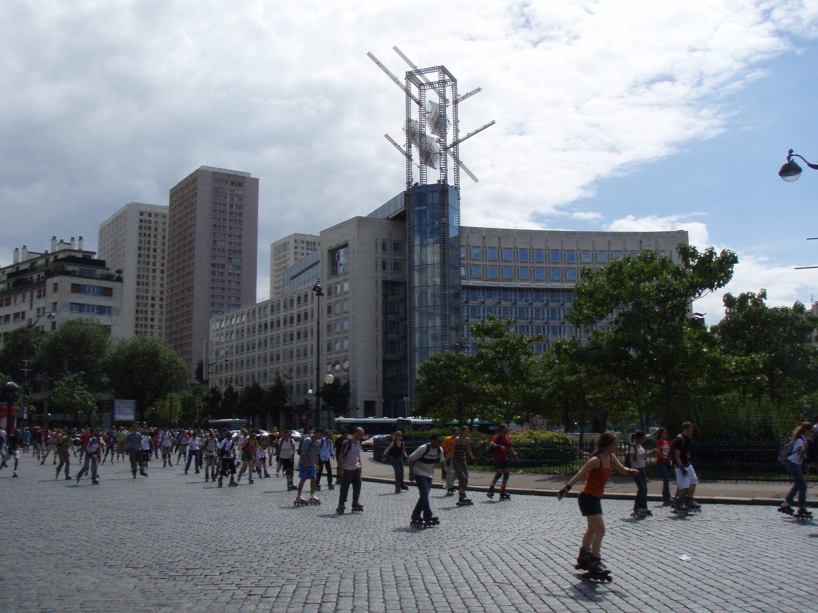 รูปถ่าย ฝรั่งเศส(France) ปารีส(Paris) เล่นสเก็ตในปารีส(Randonnee Roller et Coquillages) 2007-07 113
