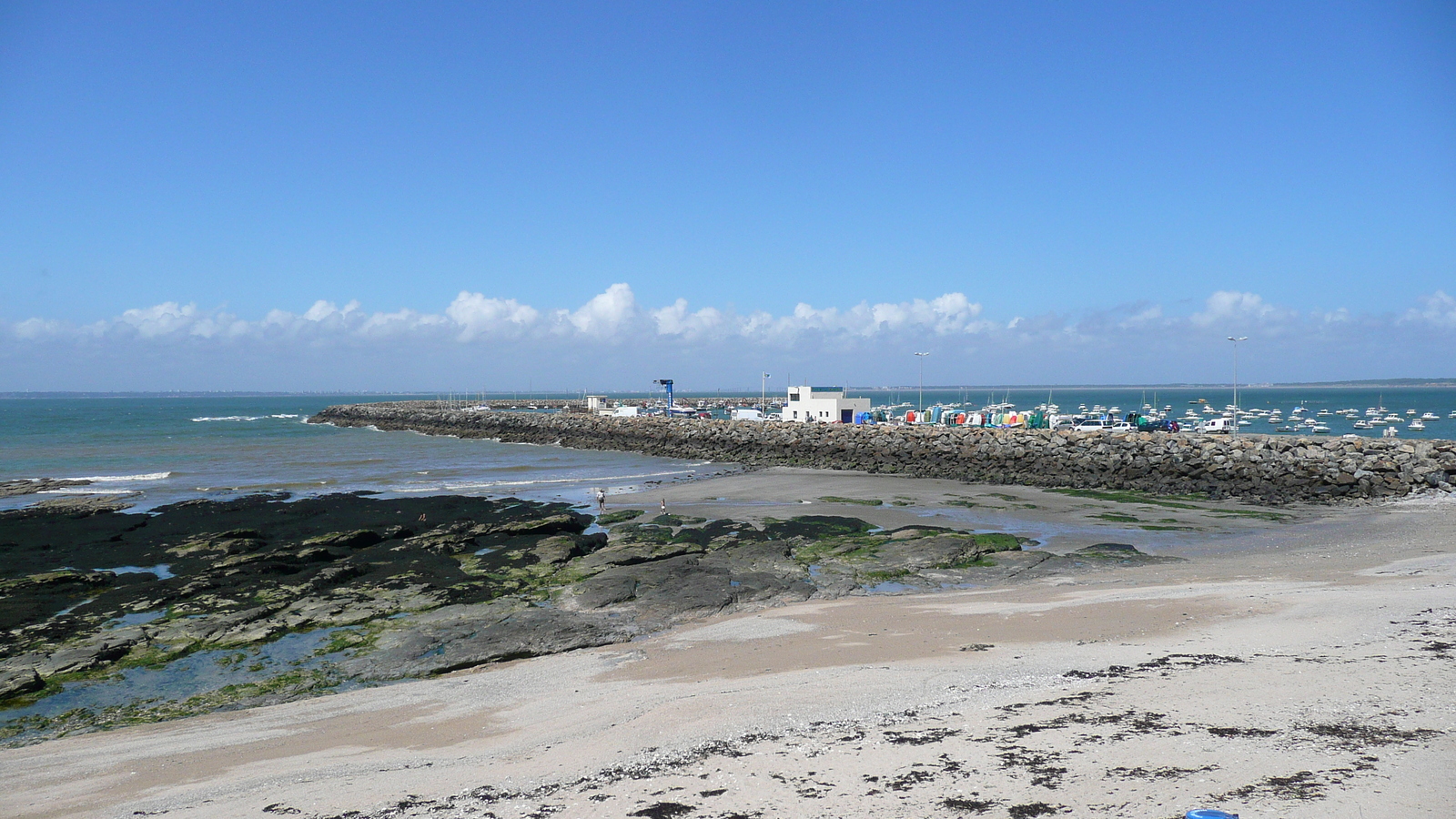 รูปถ่าย ฝรั่งเศส(France) ลาแปลน-ซูร์-แมร์(La Plaine sur mer) ท่าเรือลากราแว็ต(Port de la gravette) 2007-07 20