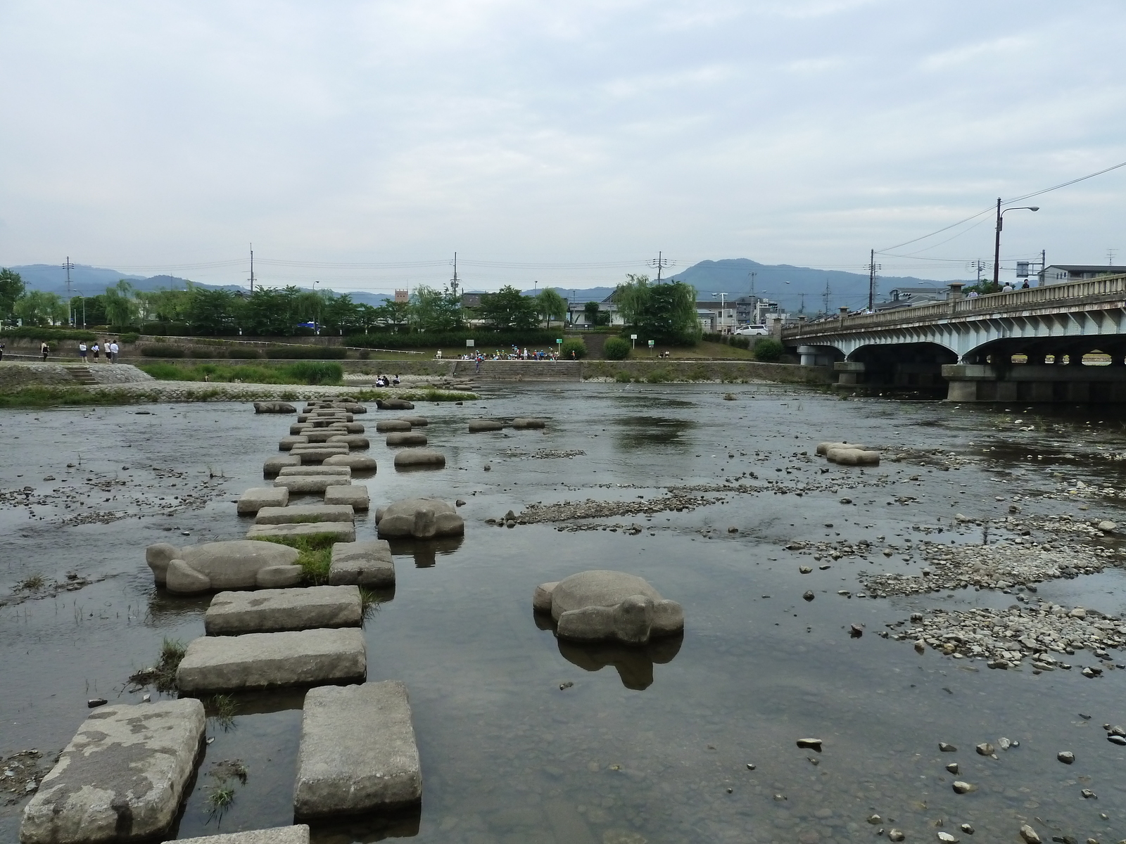 รูปถ่าย ญี่ปุ่น(Japan) เกียวโต(Kyoto) แม่น้ำคาโมะ(Kamo River) 2010-06 21