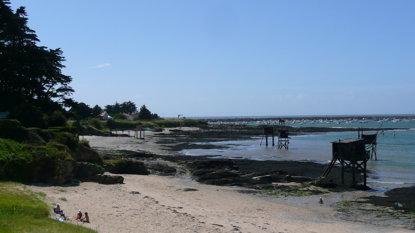 รูปถ่าย ฝรั่งเศส(France) ลาแปลน-ซูร์-แมร์(La Plaine sur mer) ท่าเรือชีโร(Port Giraud) 2007-07 0