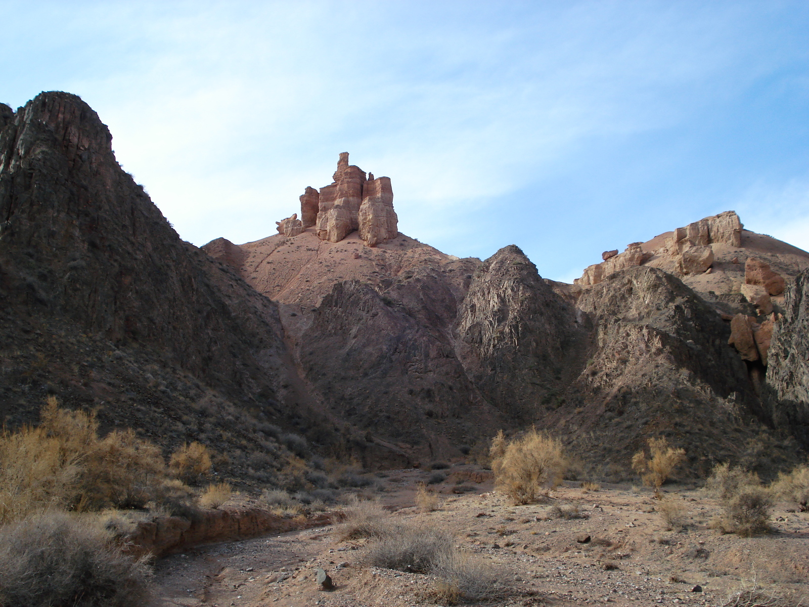 รูปถ่าย คาซัคสถาน(Kazakhstan) หุบผาชารึน(Charyn Canyon) 2007-03 226