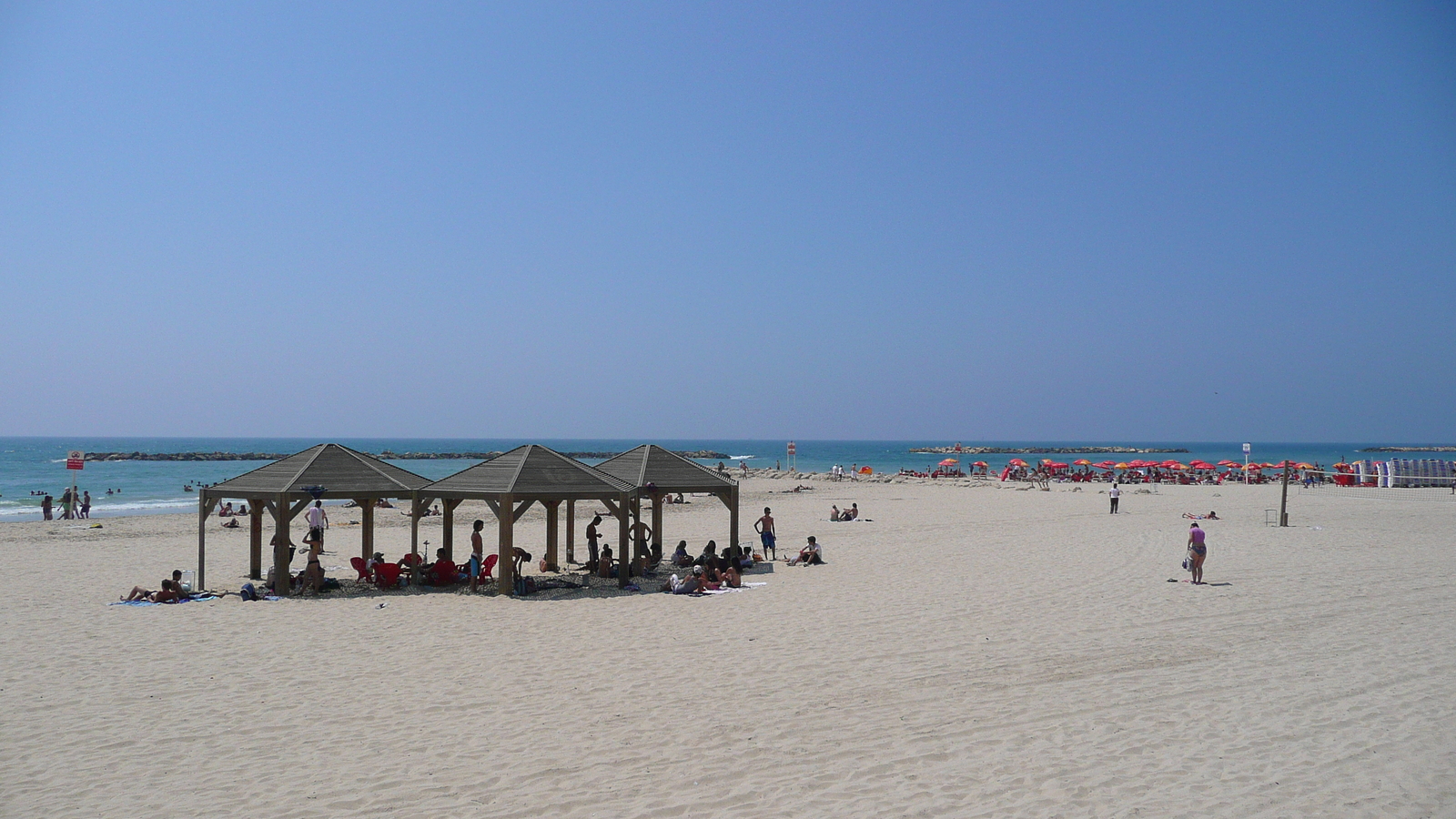 รูปถ่าย อิสราเอล(Israel) เทลอาวีฟ(Tel Aviv) หาดเทลอาวีฟ(Tel Aviv Beach) 2007-06 18