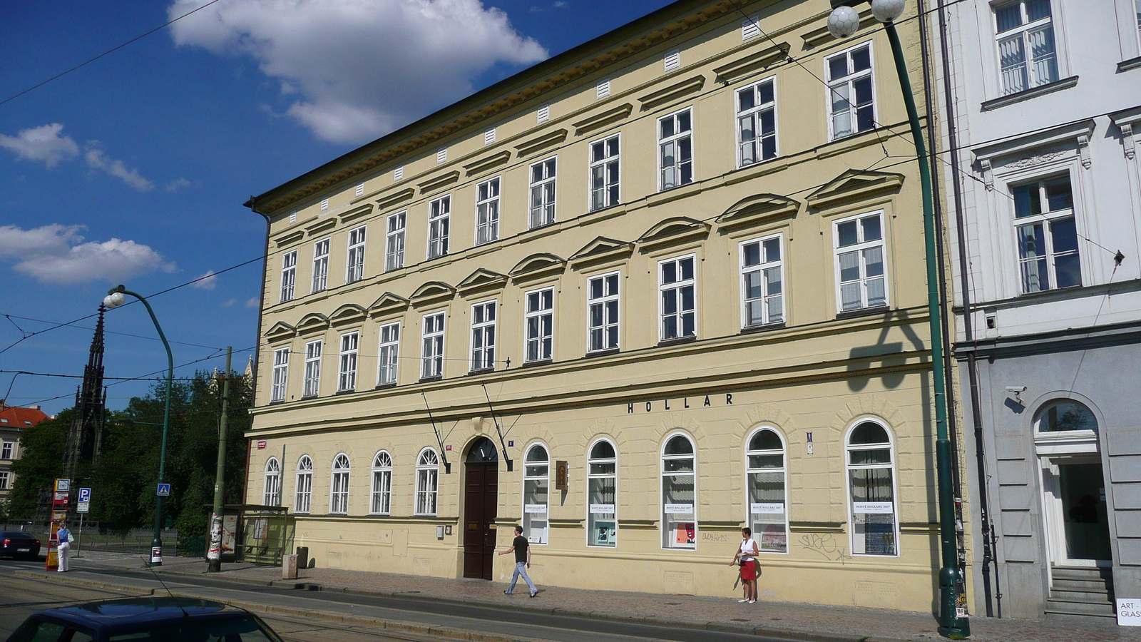 รูปถ่าย สาธารณรัฐเช็ก(Czech Republic) ปราก(Prague) ริมฝั่งสเมตานา(Smetanovo nabr) 2007-07 32