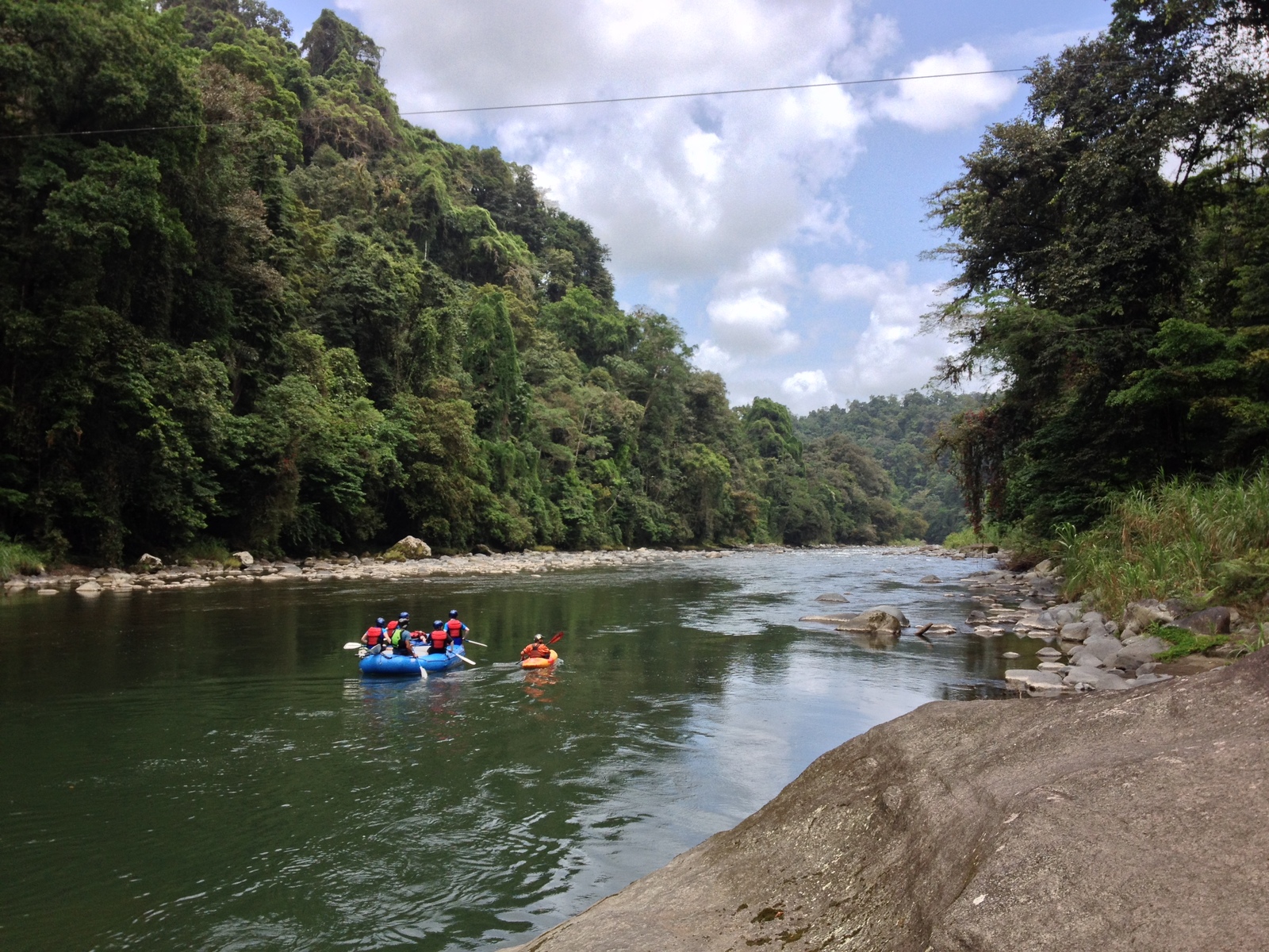 รูปถ่าย คอสตาริกา(Costa Rica) แม่น้ำปากัวเร(Pacuare River) 2015-03 31