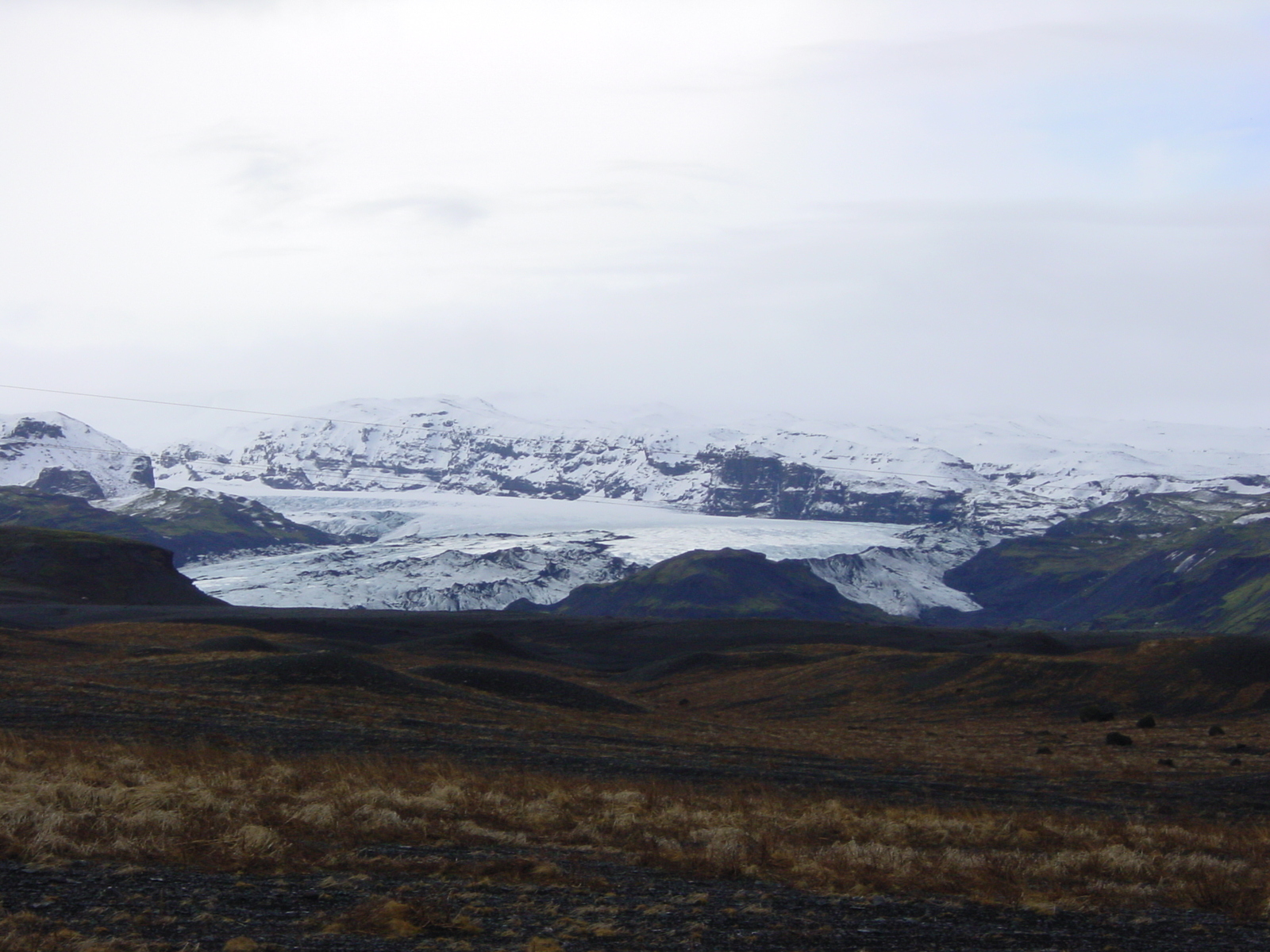 รูปถ่าย ไอซ์แลนด์(Iceland) เมียร์กาลส์โจกูล(Myrdalsjokull) 2003-03 10