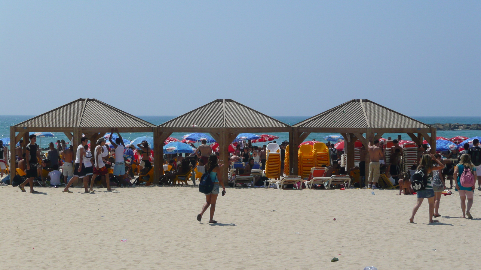 รูปถ่าย อิสราเอล(Israel) เทลอาวีฟ(Tel Aviv) หาดเทลอาวีฟ(Tel Aviv Beach) 2007-06 3