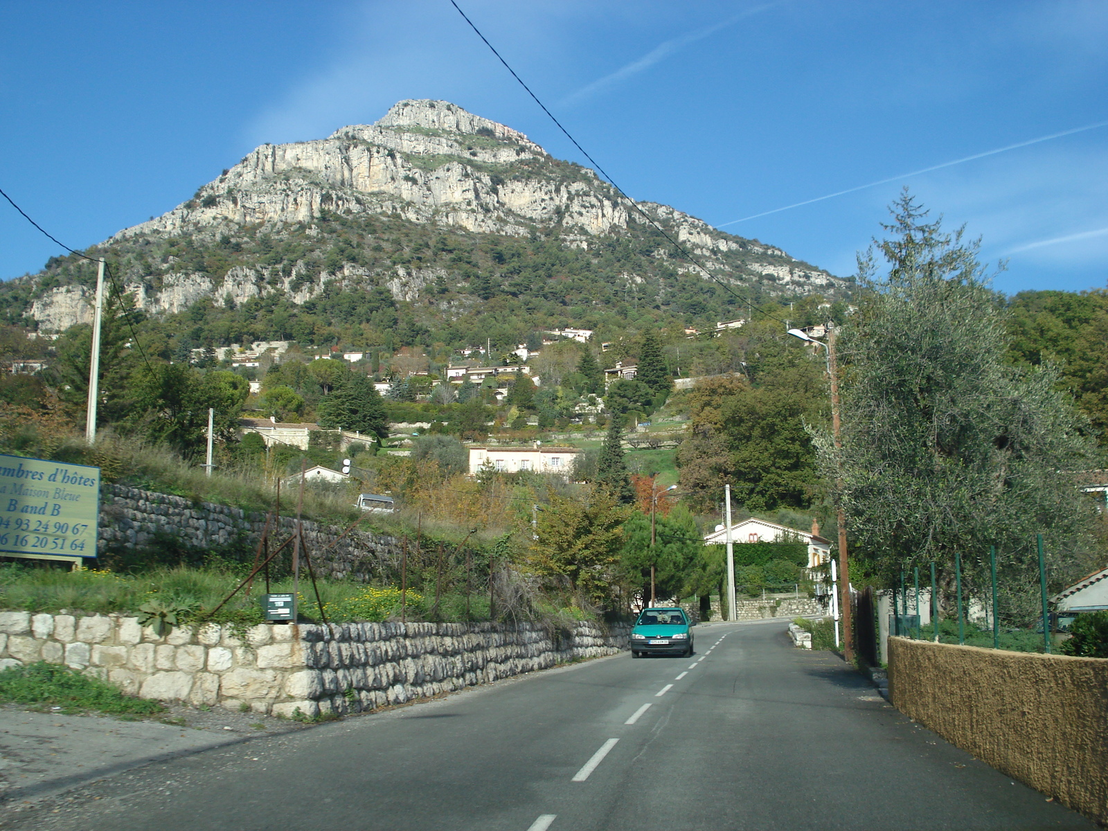 รูปถ่าย ฝรั่งเศส(France) เฟรนช์ริวิเอรา(French Riviera) ถนนจากวองซ์ไปแซ็ง-ฌาเน(Vence to St. Jeannet Road) 2006-12 9