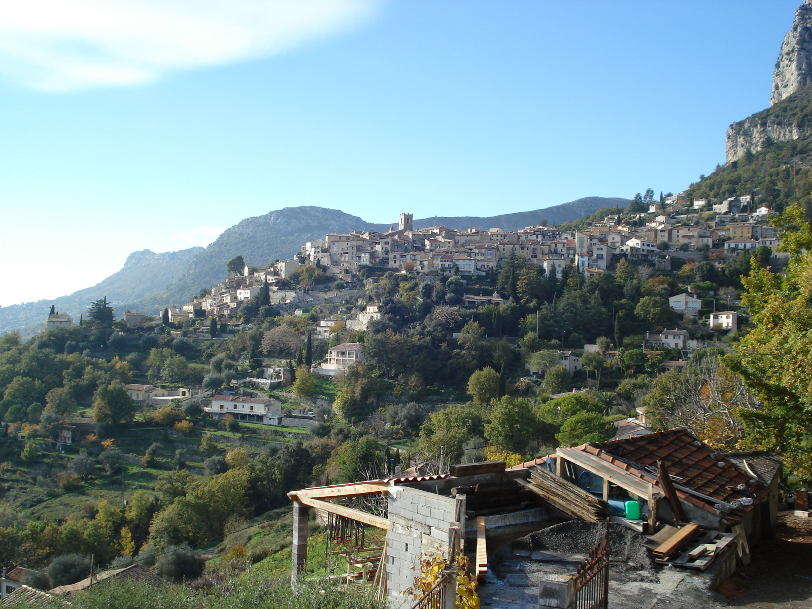 รูปถ่าย ฝรั่งเศส(France) เฟรนช์ริวิเอรา(French Riviera) ถนนจากวองซ์ไปแซ็ง-ฌาเน(Vence to St. Jeannet Road) 2006-12 18