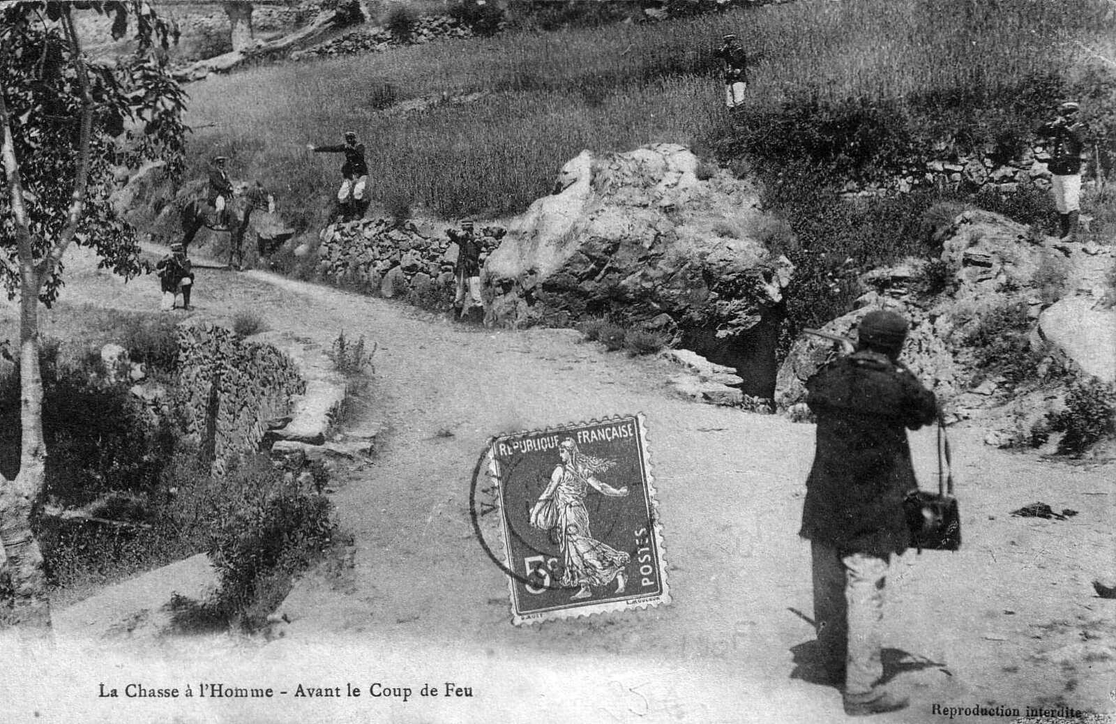 รูปถ่าย ฝรั่งเศส(France) คอร์สิคา(Corsica) โปสการ์ดเก่า(Old Postcards) 1900-01 293