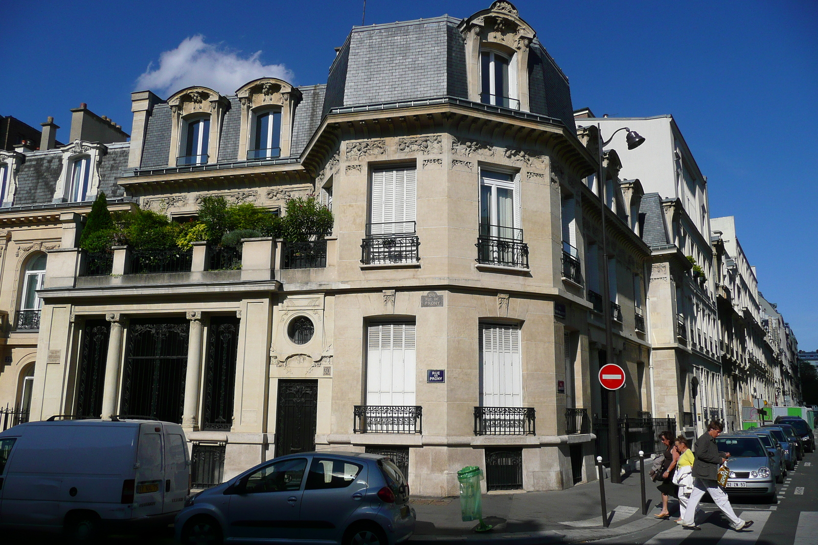 รูปถ่าย ฝรั่งเศส(France) ปารีส(Paris) คุ้มที่ 17 (17th Arrondissement) ถนนโพรนี(Rue de Prony) 2007-09 3