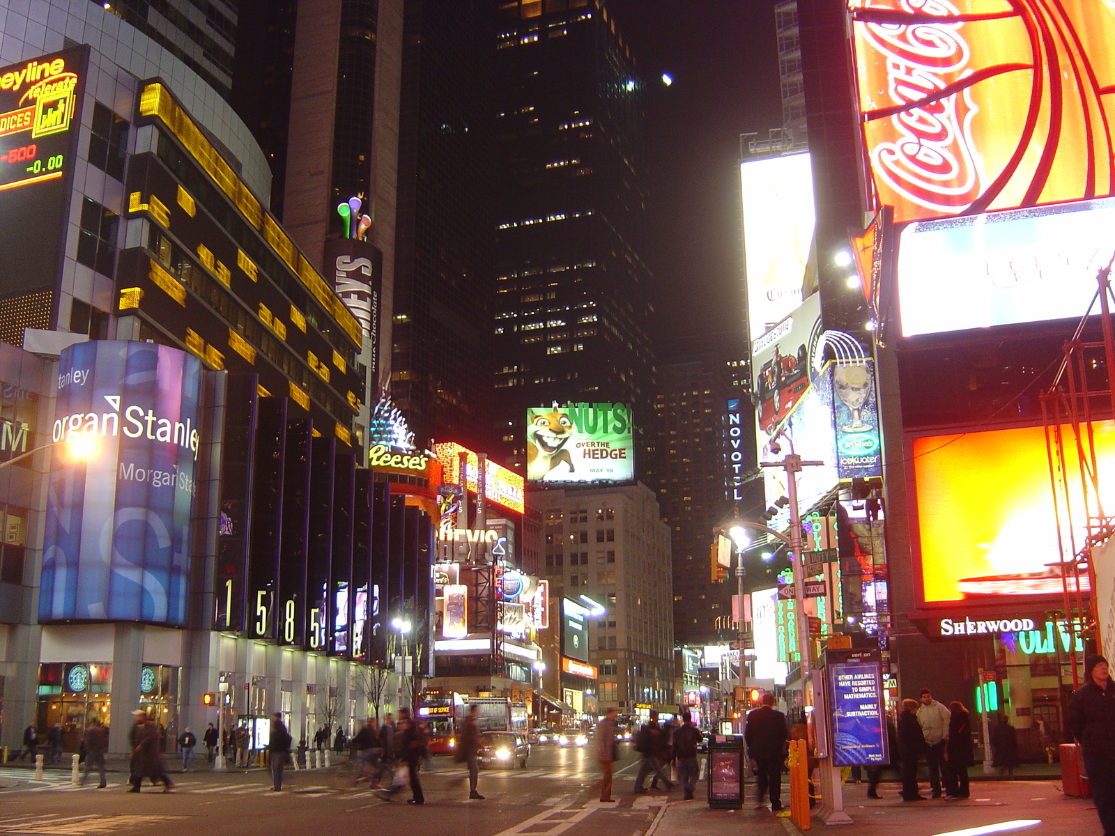 รูปถ่าย สหรัฐอเมริกา(United States) นิวยอร์ก(New York) ไทม์สแควร์(Times Square) 2006-03 3