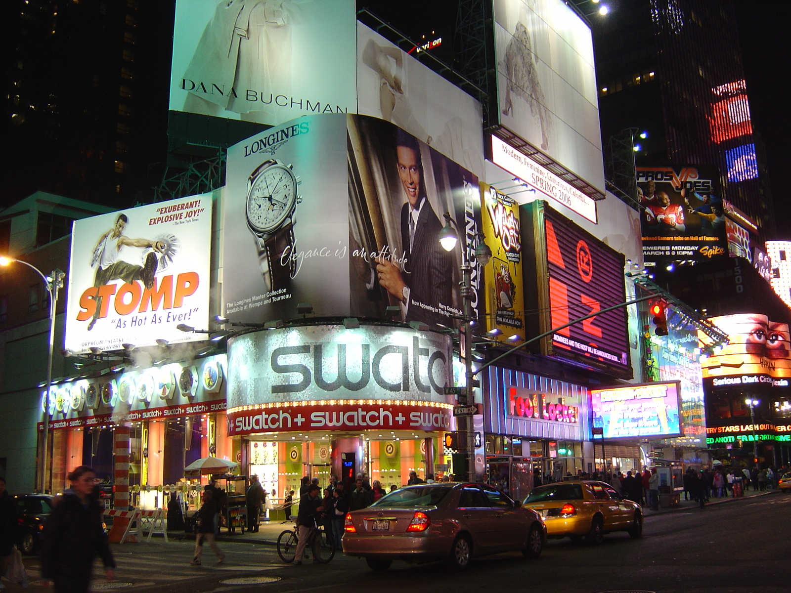 รูปถ่าย สหรัฐอเมริกา(United States) นิวยอร์ก(New York) ไทม์สแควร์(Times Square) 2006-03 59