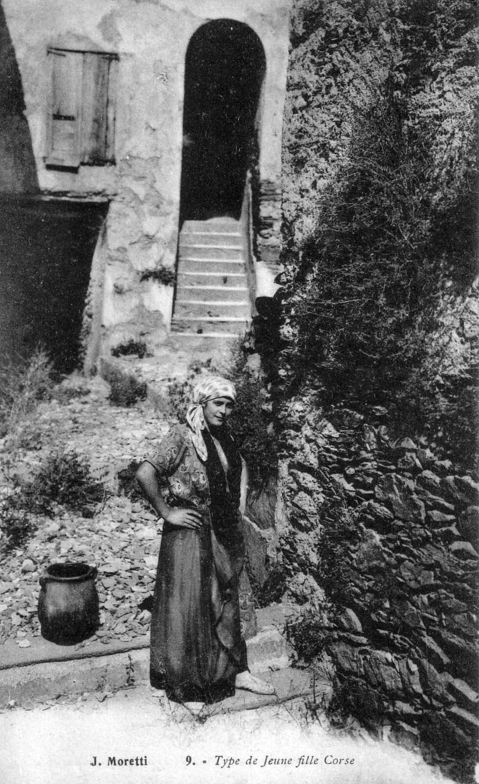 รูปถ่าย ฝรั่งเศส(France) คอร์สิคา(Corsica) โปสการ์ดเก่า(Old Postcards) 1900-01 317