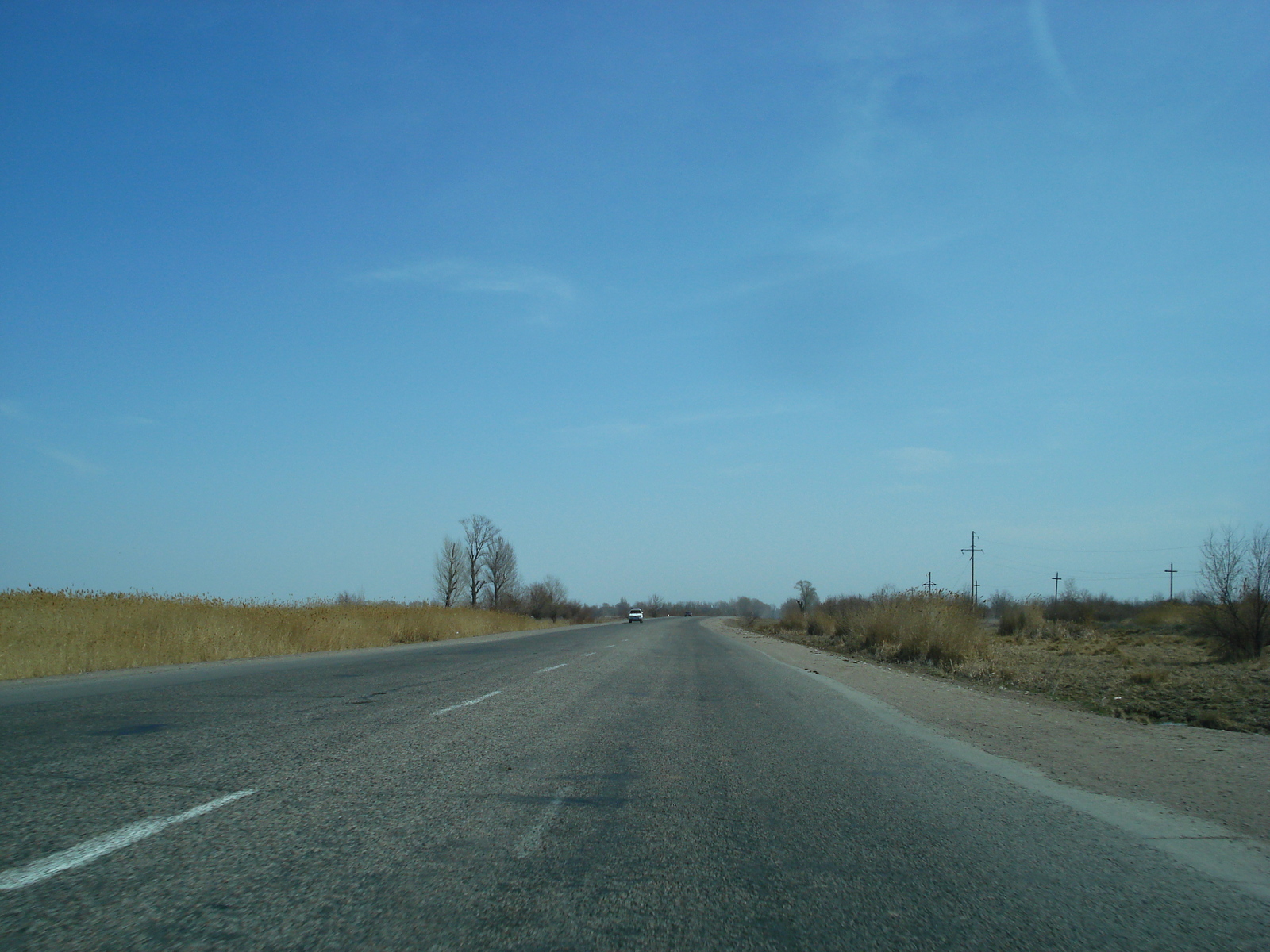 รูปถ่าย คาซัคสถาน(Kazakhstan) ถนนจากอัลมาตีไปหุบผาชารึน(Almaty to Charyn Canyon road) 2007-03 28