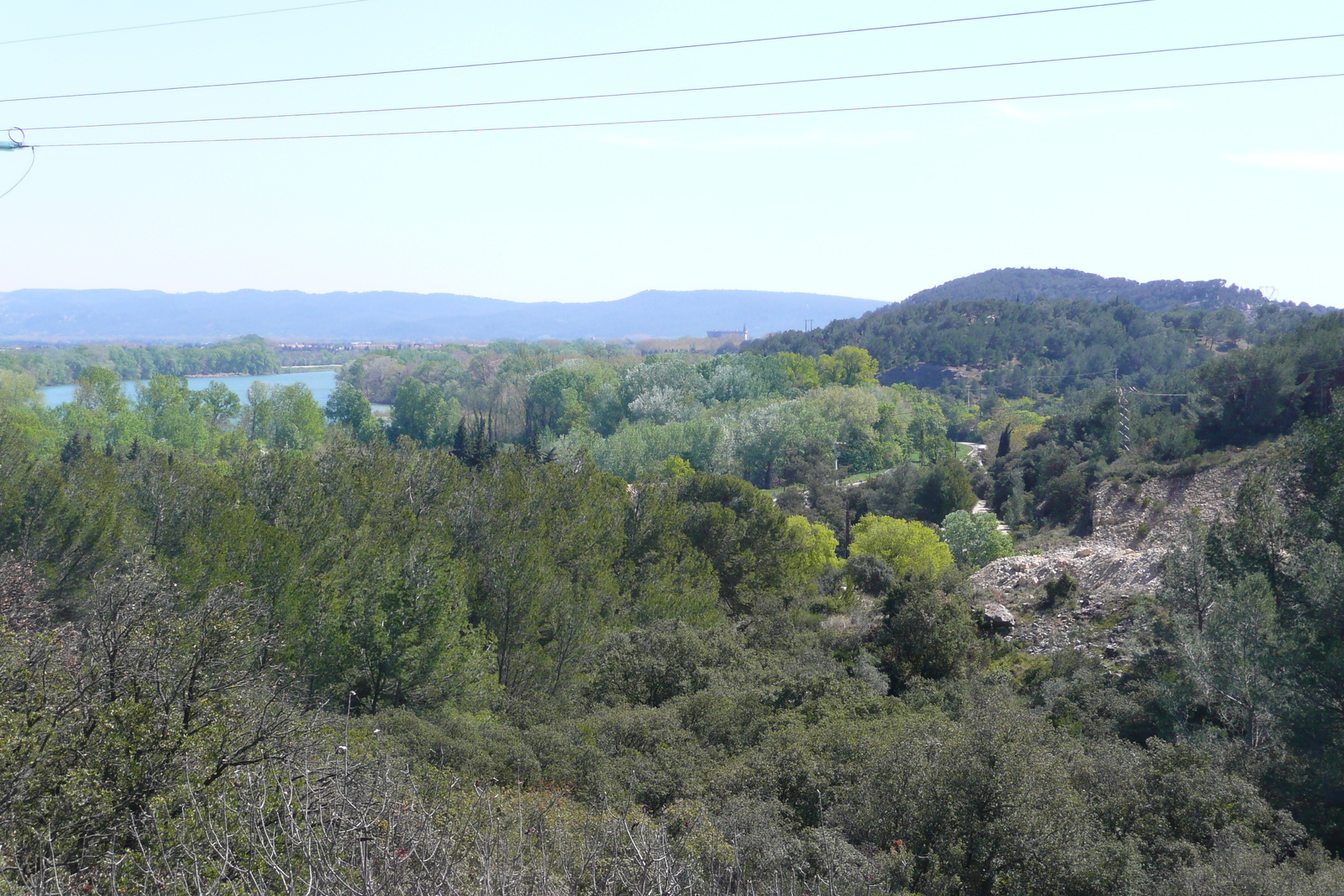 รูปถ่าย ฝรั่งเศส(France) โพรว็องส์(Provence) ถนนจากโบแกร์ไปปงดูการ์(Beaucaire to pont du gard road) 2008-04 27