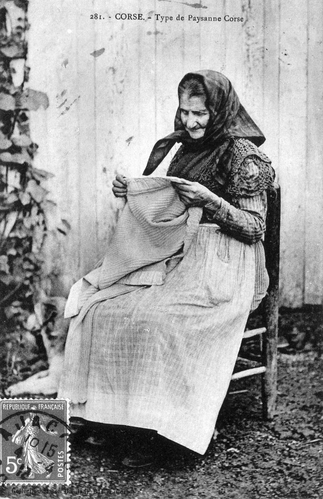 รูปถ่าย ฝรั่งเศส(France) คอร์สิคา(Corsica) โปสการ์ดเก่า(Old Postcards) 1900-01 204