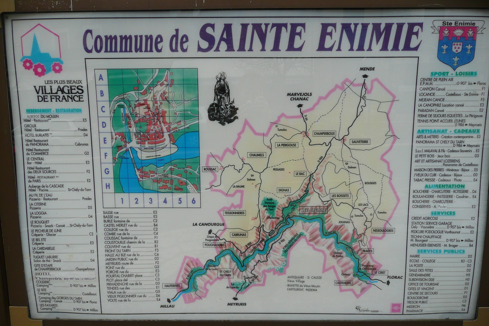 รูปถ่าย ฝรั่งเศส(France) แซ็งเตนีมี(Sainte Enimie) 2008-04 17