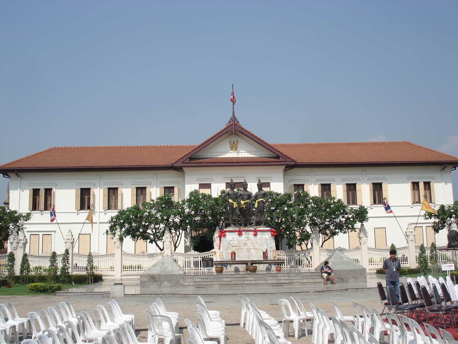 รูปถ่าย ไทย(Thailand) เชียงใหม่(Chiang Mai) ข้างในคุเมืองเชียงใหม่(Inside Canal) 2006-04 27