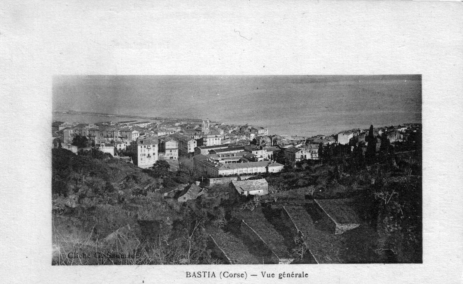 รูปถ่าย ฝรั่งเศส(France) คอร์สิคา(Corsica) โปสการ์ดเก่า(Old Postcards) บาสเทีย(Bastia) 1900-01 125