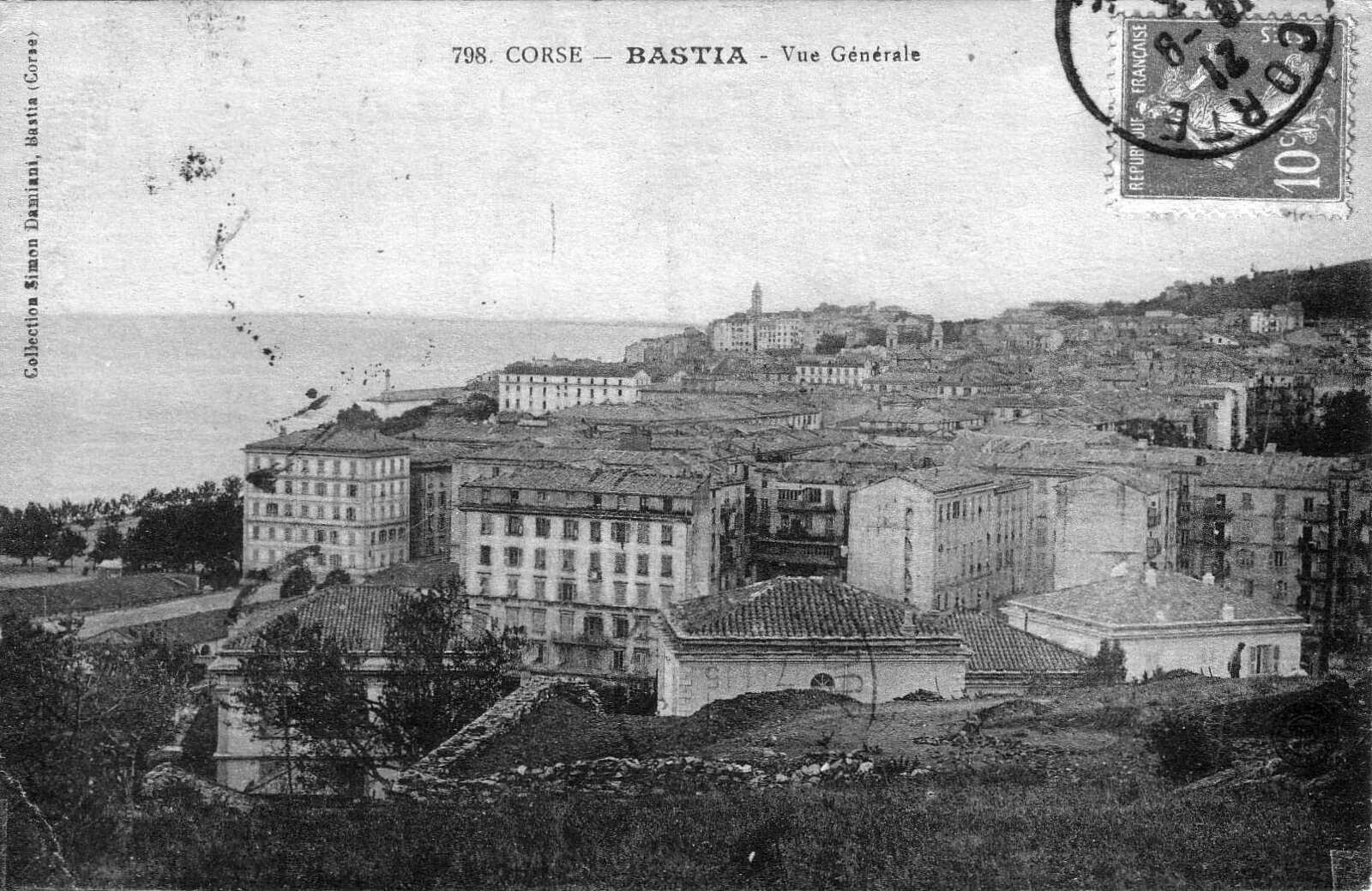 รูปถ่าย ฝรั่งเศส(France) คอร์สิคา(Corsica) โปสการ์ดเก่า(Old Postcards) บาสเทีย(Bastia) 1900-01 87
