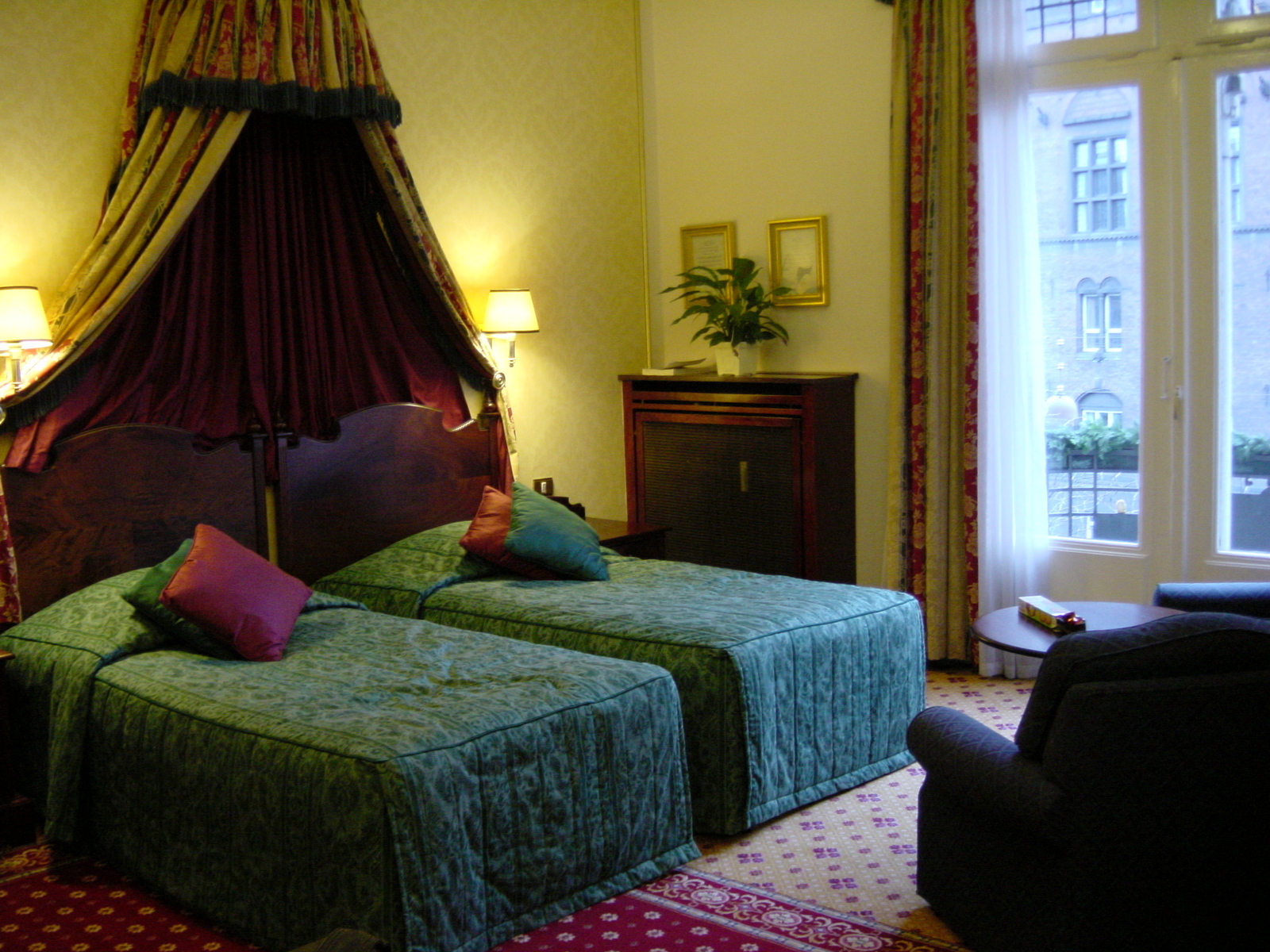รูปถ่าย เดนมาร์ก(Denmark) โคเปนเฮเกน(Copenhagen) โรงแรมพาเลซ(Palace Hotel) 2001-11 5