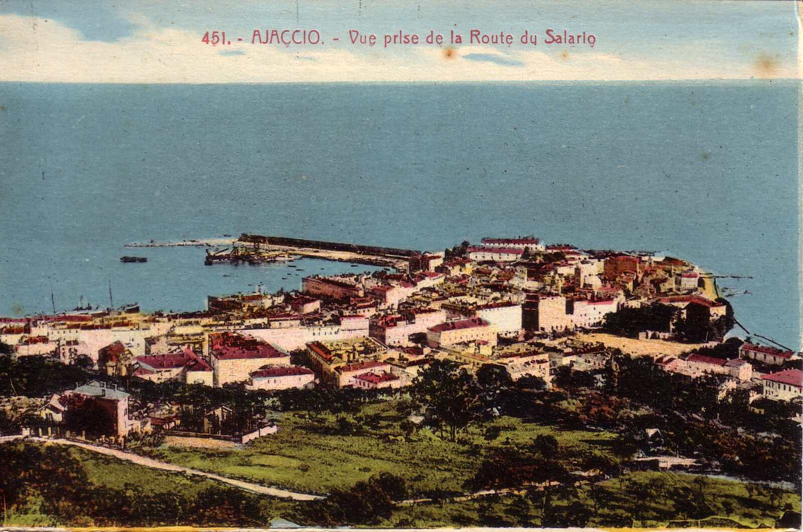 รูปถ่าย ฝรั่งเศส(France) คอร์สิคา(Corsica) โปสการ์ดเก่า(Old Postcards) 1900-01 10