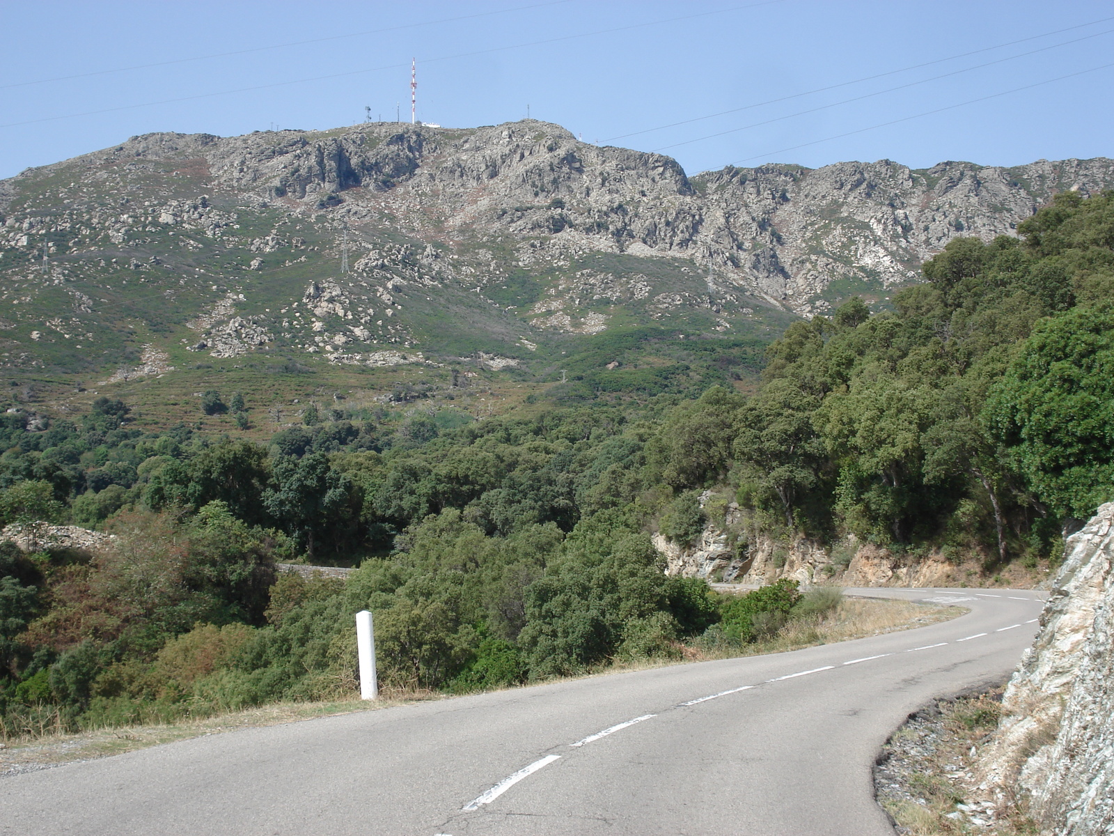 รูปถ่าย ฝรั่งเศส(France) คอร์สิคา(Corsica) ถนนจากบัสตียาไปแซ็งฟลอร็อง(Bastia to Saint Florent Road) 2006-09 11