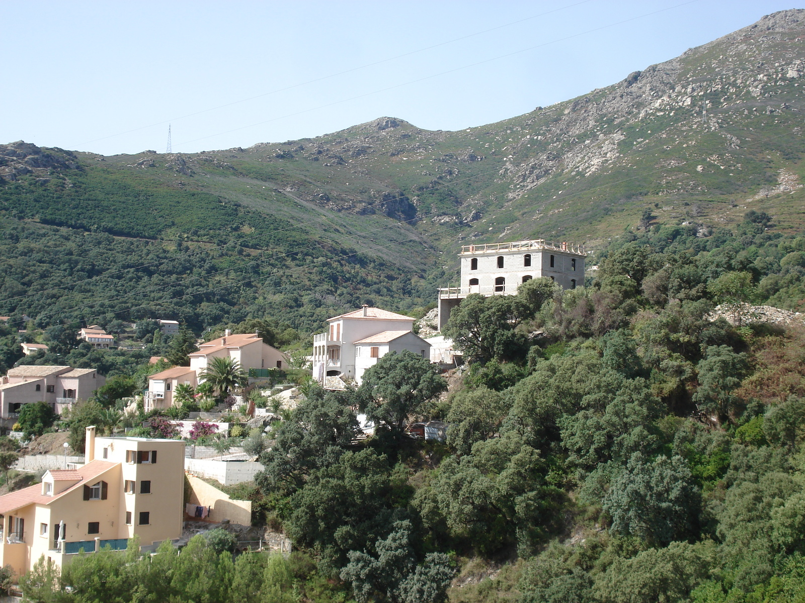 รูปถ่าย ฝรั่งเศส(France) คอร์สิคา(Corsica) ถนนจากบัสตียาไปแซ็งฟลอร็อง(Bastia to Saint Florent Road) 2006-09 2